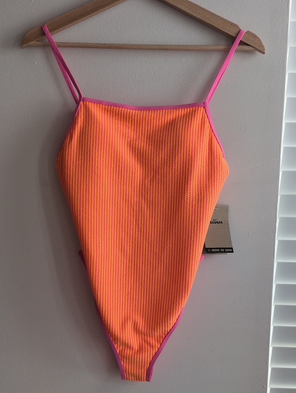 Nike Women's Ripple Texture Squareneck One Piece